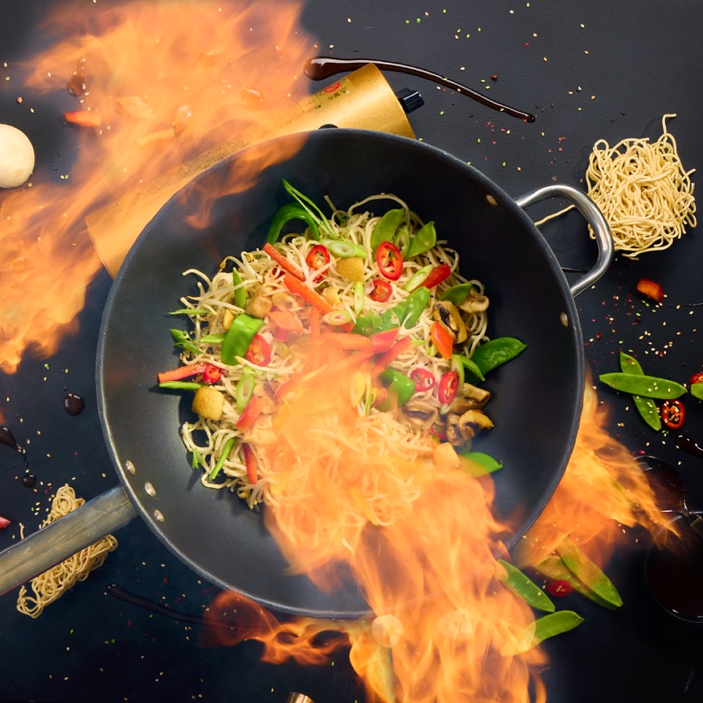 Zero Teriyaki Wok, Wok Rezept, Gemüse Wok, Nudelgericht, Teriyaki Ingwer Sauce